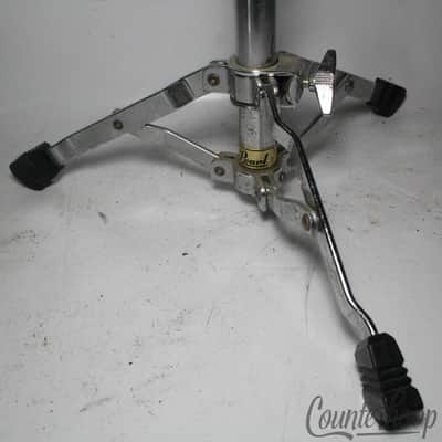 *Pearl Snare Drum Stand Chrome Plating Single-Braced Tripod Side-Basket image 2
