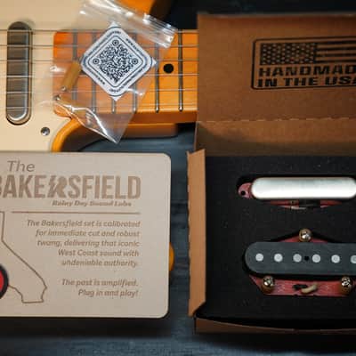 The Bakersfield™ Telecaster Pickup Set — Handwound | Mid-Forward | Alnico 5 | Honky Country Voice | USA Boutique image 6