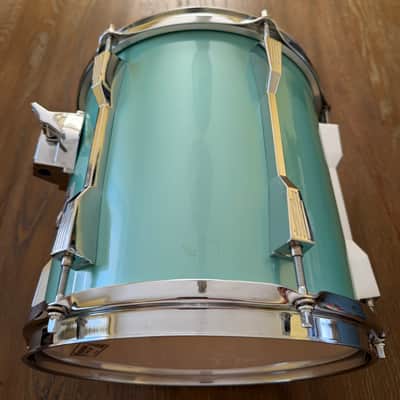 Tama 10" x 10" Rockstar DX Rack Tom Drum Nile Blue Aquarian Japan Free Shipping image 3
