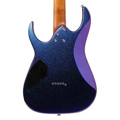 Used Ibanez GRG121SPBMC RG GRG Electric Guitar - Blue Metal Chameleon image 7