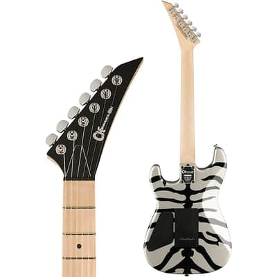 Charvel Super-Stock SD1 H 2PT M Maple Fingerboard Electric Guitar Regular Silver Bengal image 4