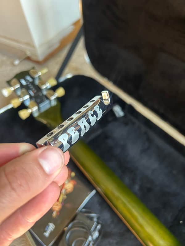 Gibson Les Paul Peace 2014 - Mellow Out Green with OHSC - Image 14