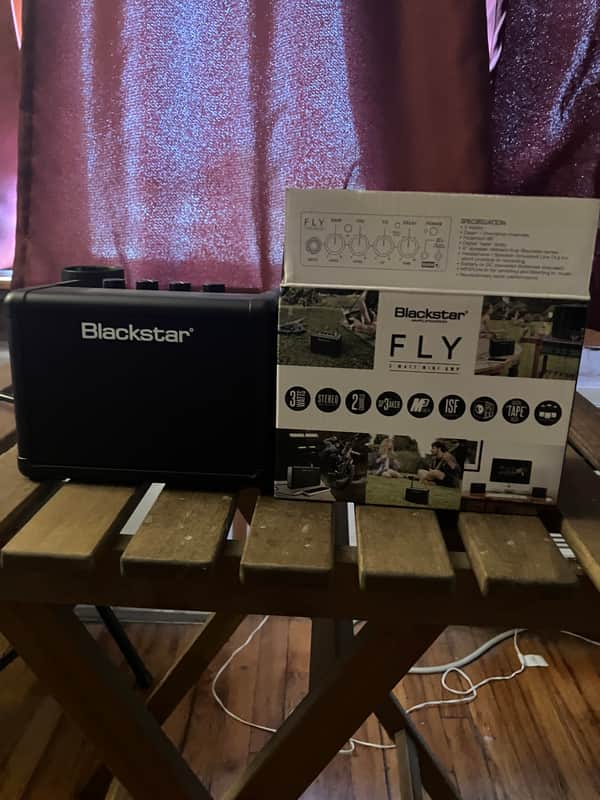 Blackstar Fly 3 3-Watt 1x3" Battery-Powered Mini Guitar Combo 2014 - Present - Black image 1