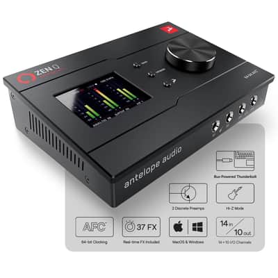 Zen Q Synergy Core Audio Interface, 14x10 Bus-Powered Thunderbolt 3 Interface for Recording Music, with Onboard Real-Time Audio Recording Effects, XLR Interface Connection - Antelope Audio image 3