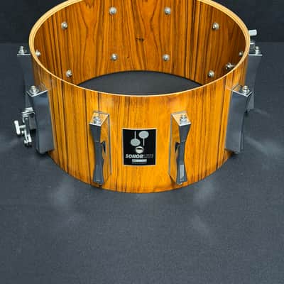 Sonor Lite LD547x Snare Drum 14" x 7,25" 1985 - Genuine Rosewood Veneer image 18