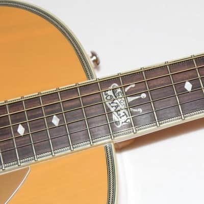 Fender Ron Emory Loyalty Parlor Acoustic Guitar Ash Butterscotch image 5