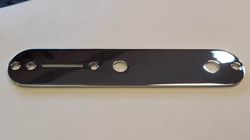 Tribute Telecaster Control Plate  Chrome image 1