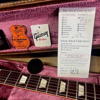 Gibson Custom Shop True Historic '58 Les Paul Reissue 2016 - Deep Cherry Sunburst image 6