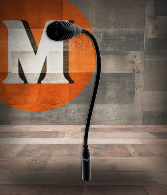 CAD Audio 727-18 Mini Dynamic Gooseneck Microphone. 18" (727-18-U) image 1