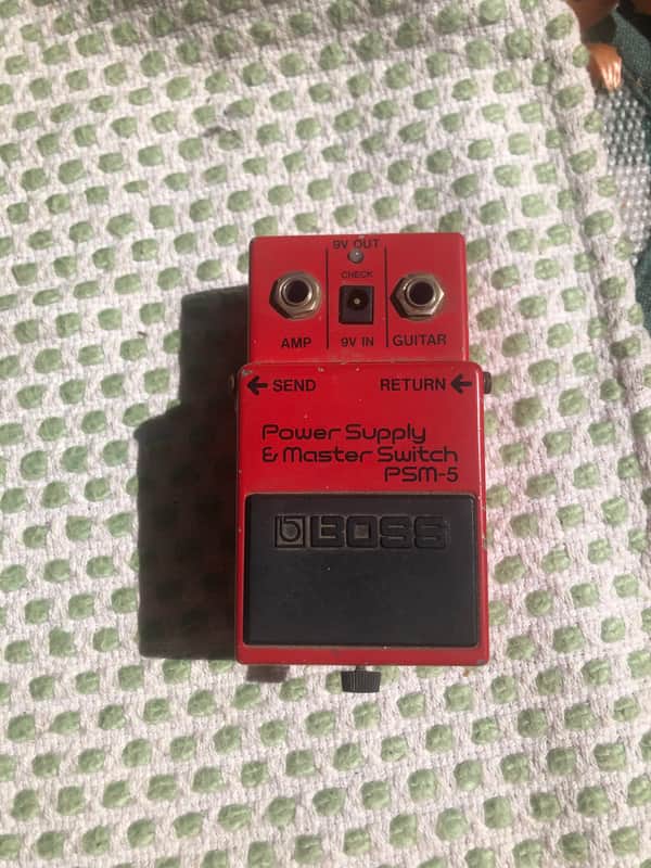 Boss PSM-5 Power Supply & Master Switch (Red Label) 1984 - 1990 - Red image 1