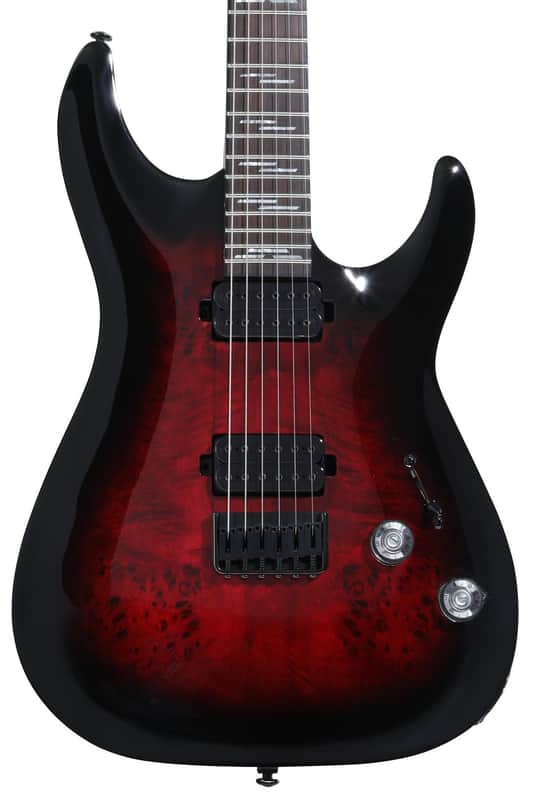 Schecter Omen Elite-6 Electric Guitar - Black Cherry Burst image 1