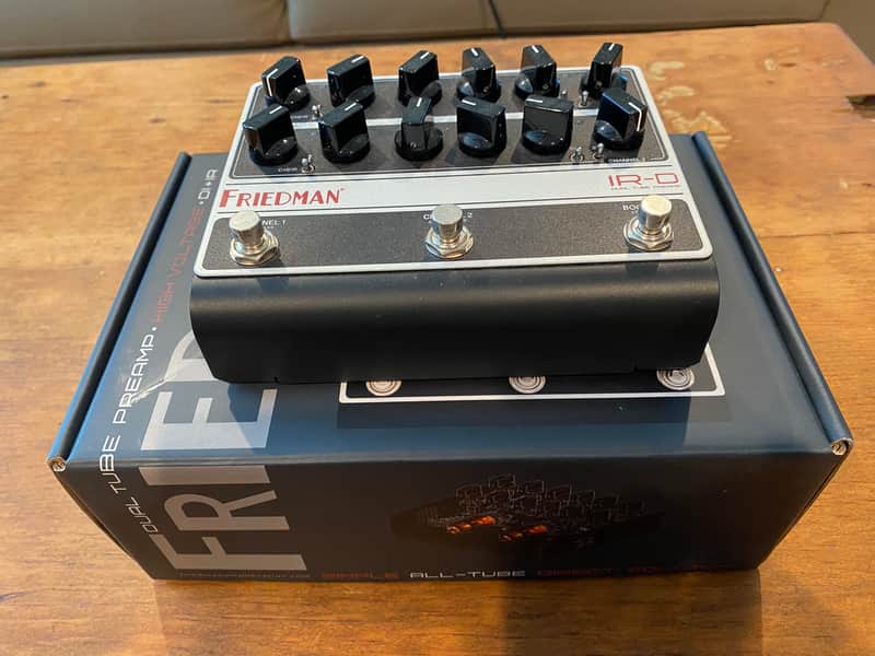 Friedman IR-D Dual Tube Preamp 2024 - Present - Black / Silver image 1