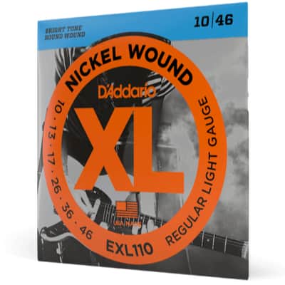 D'Addario XL Electric Guitar Strings 3 Set Bundle 10-46 EXL110 image 3