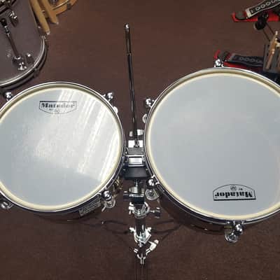 store stock -LP Matador Mini Timbale Set w/ Brass Shell's 10