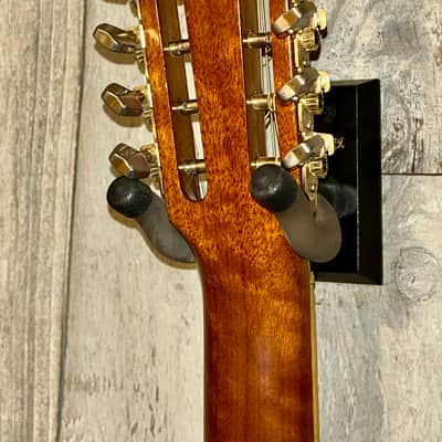 Rare 1978 Daion THE '78 Heritage 12-String Made in, Mahogany Stain Gloss Finish Slotted Headstock , Pro Setup Hard Shell Case image 13