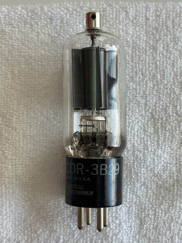 GE 3B29 Vacuum Tube Circa-1965-Glass image 1