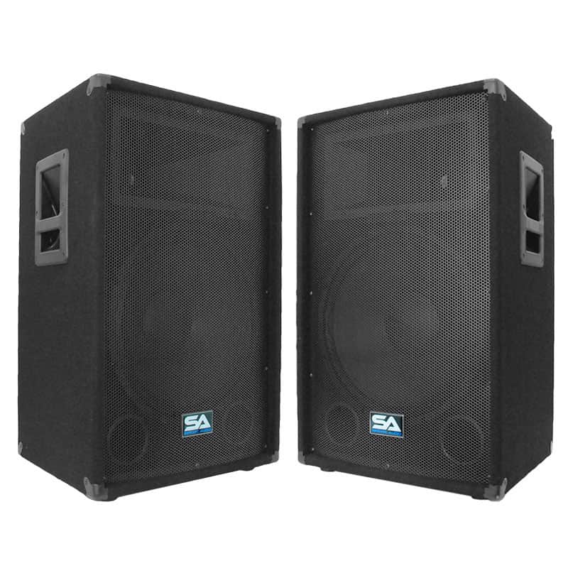 Pair 15" PA DJ PRO AUDIO Speakers 700 W New Band Club image 1