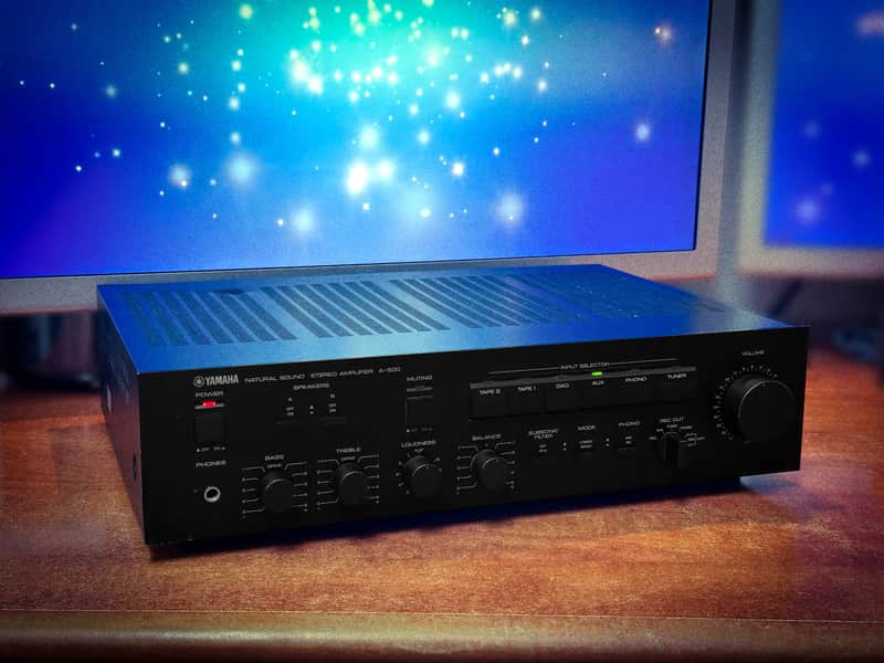 Yamaha A-500 Vintage Stereo Integrated Amplifier | MM/MC Phono