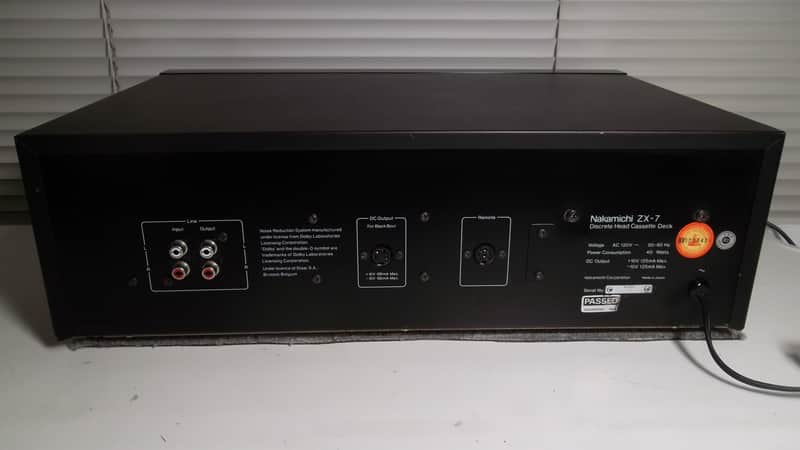 7LO©️ 1981 Nakamichi ZX-7 Stereo Cassette Deck New Belts & Serviced | Reverb