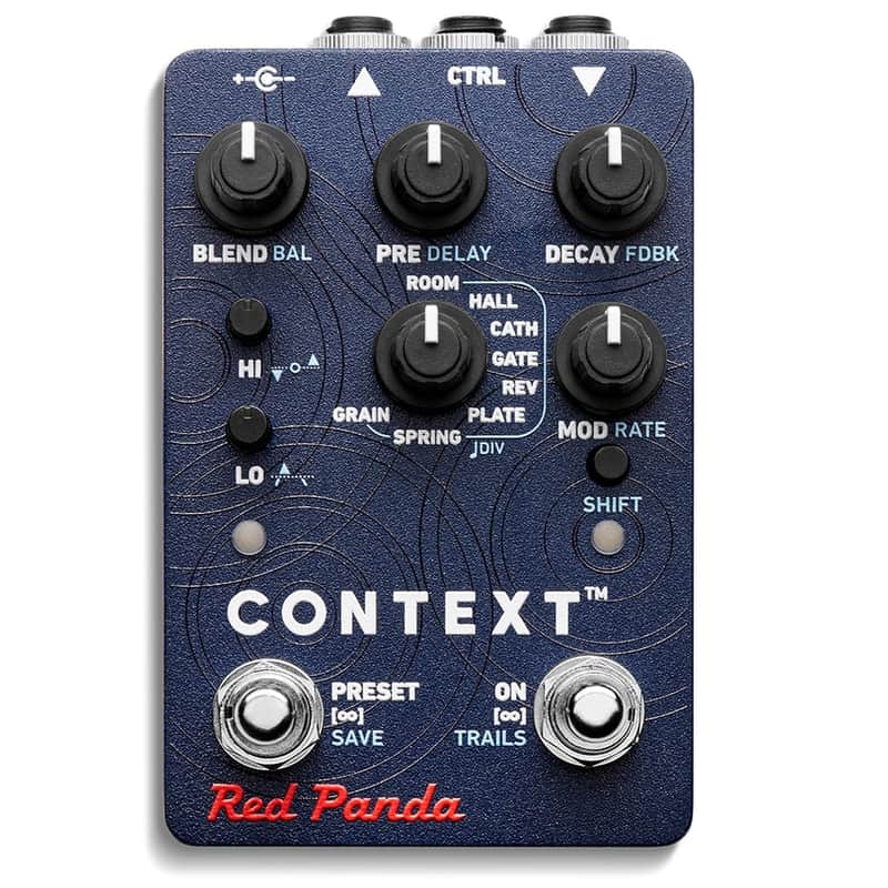 Red Panda Context 2 Reverberator 2020 Blue/Graphics NEW (Authorized Dealer) image 1