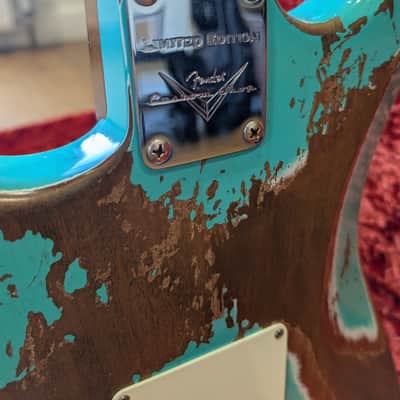 Fender Custom Shop Limited Edition F22 '60 Stratocaster Super Heavy Relic - Aged Sea Foam Green (Roasted Alder/Maple) image 6