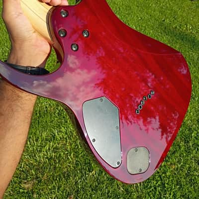 Ibanez Rg652mqfxs-dwm 2016 - dark wine doom burst image 11