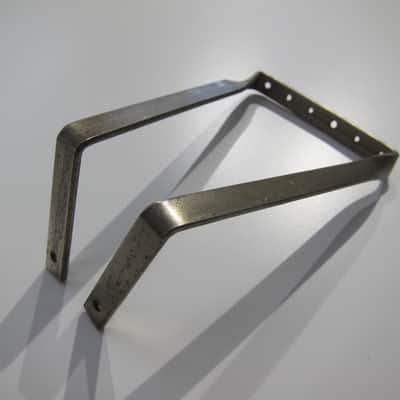 Harmony & Silvertone Flat Top Acoustic Guitar Tailpiece Authentic Vintage Part Circa-1950s-1960s-Nickel Silver image 3