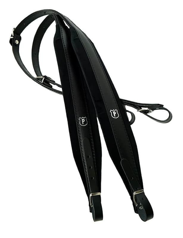 Petosa V-207 Pro Accordion Straps  (33"-41") Black image 1