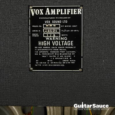 Vox AC30 Top Boost Original Vintage 1968 (COD AMP_00132) image 12