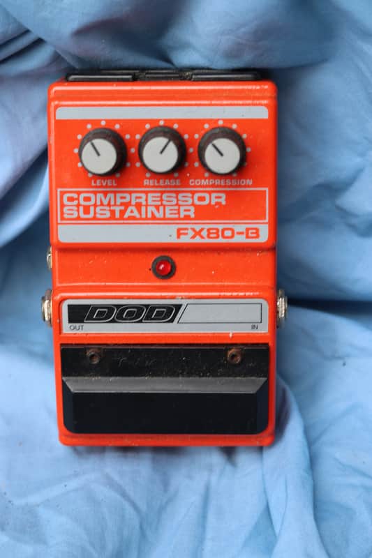 digitech fx-80b compressor sustainer - orange image 1