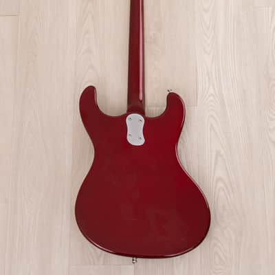2004 Mosrite Eurorite 3 Pickup Non-Production Ventures-Style Guitar, Candy Apple Red w/ Case, Fillmore image 3