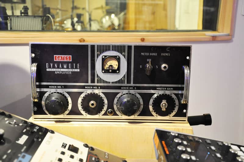 Super Hotroded Gates Dynamote Microphone Preamp with 48V+,rack ears, DI input, Internal PSU and more - Mic Pre image 1