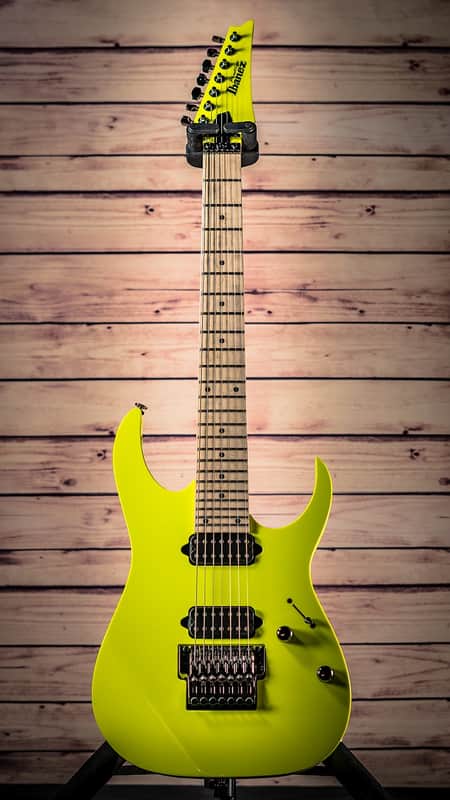 Ibanez RG752M Prestige 7-String (Desert Sun Yellow) | Reverb