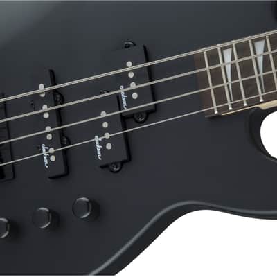 Jackson JS Series Concert Bass Minion JS1X, Amaranth Fingerboard, Satin Black image 6
