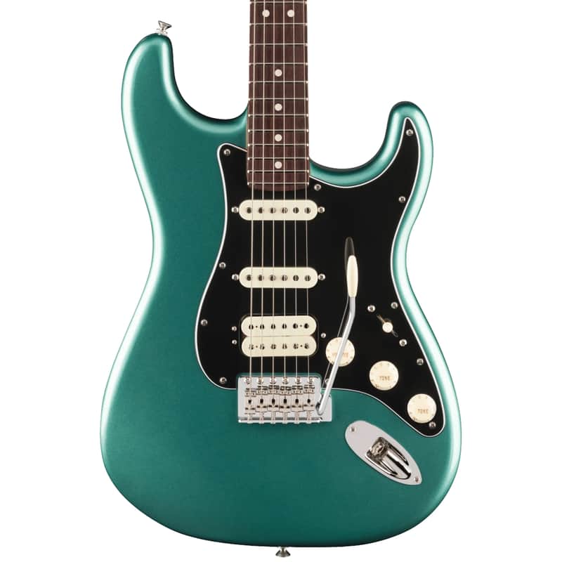 Fender American Professional Classic Stratocaster HSS - Faded Sherwood Green Metallic / Rosewood image 1