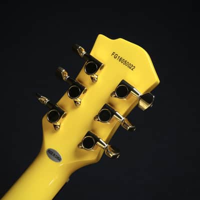 Burny Yellow Heart Jr. YH-JR Mini Guitar (Hide X Japan | Reverb