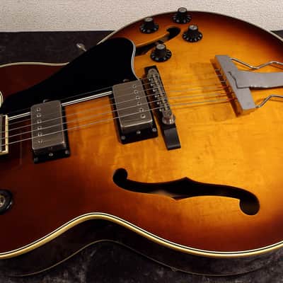 Greco FA80 ES-175 Replica by fujigen 1990 - Figured Top- Ex cond w/Hard Case image 5