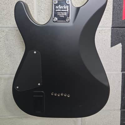 Schecter Demon-6 2014 - 2017 - Aged Black Satin with Hard Case image 13