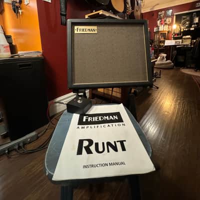 Friedman Runt 20 2-Channel 20-Watt 1x12" Guitar Combo 2016 - Present - Black image 4