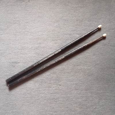 Amati Kraslice RARE / Collectable Amati Kraslice drum sticks 70s-80s  - Black + white logo 🖤 image 3