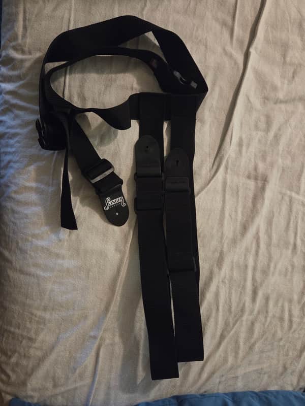 Slinger Straps "Harness Strap" | 2-Inch Shoulder Straps | Ergonomic Double Guitar Strap image 1