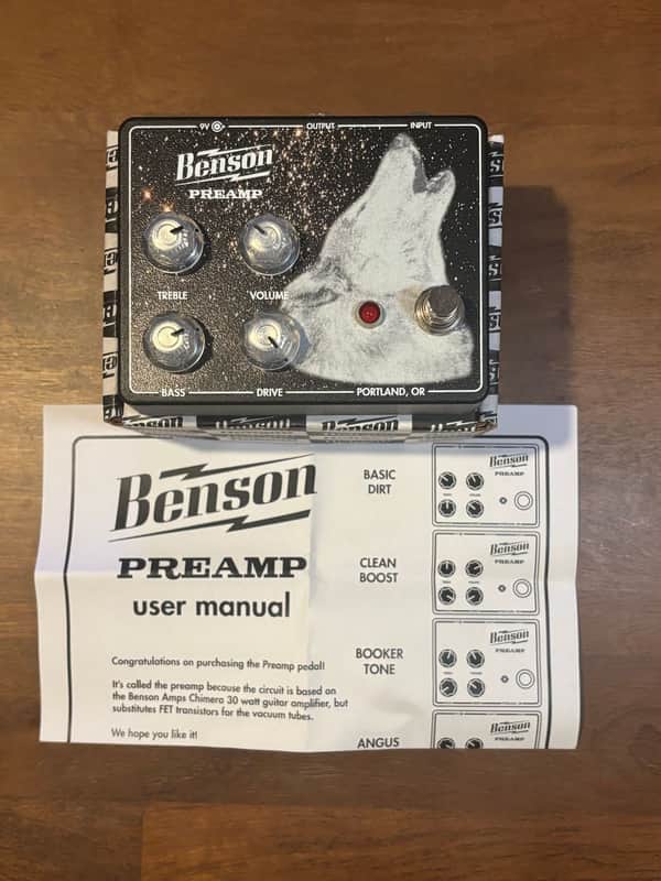 Benson Amps Preamp Pedal - Wolf Shirt