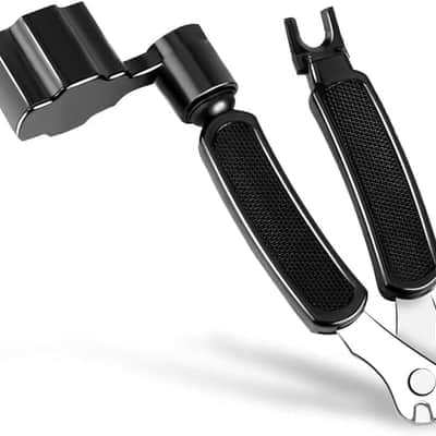 Guitar String Winder Cutter Pin Puller - 3 In 1 Multifunctional Guitar Maintenance Tool/String Peg Winder + String Cutter + Pin Puller Instrument Accessories (Style-A) image 1