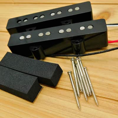 Artec Split Jazz Bass Noiseless Alnico 5 Pickup Set HOT! 11k / 13k image 6