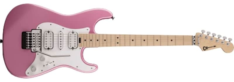 Charvel Pro-Mod So-Cal Style 1 HSH FR M, Maple Fingerboard, Platinum Pink-MC218725 image 1
