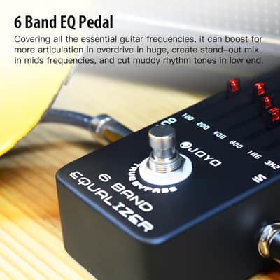 Joyo JF-11 6-Band EQ Guitar Pedal, ±18dB Graphic Equalizer (Price includes the import duty for US buyer) image 2