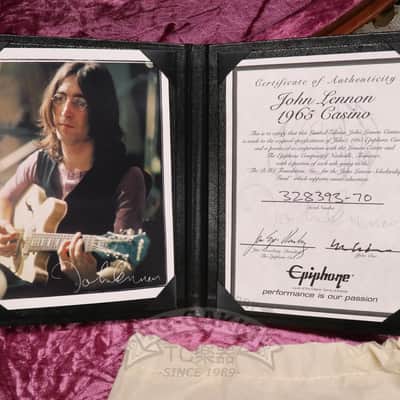 Epiphone 2010 70th Annversary John Lennon 1965 CASINO image 12