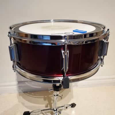BURGUNDY Snare Drum 14"x5" - Motown 6 Lug - Gorgeous Ultra Clean image 7