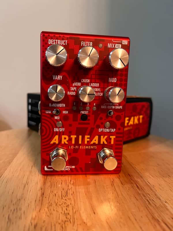 Source Audio Artifakt Lo-fi Elements 2024 - Present - Red image 1