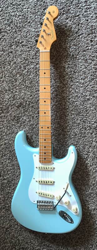 2018 Fender Classic Series '50s Stratocaster   electric guitar  daphne blue image 1